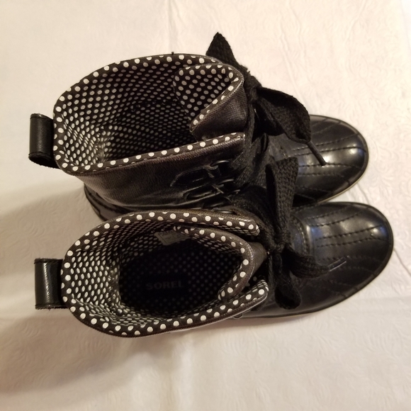 Sorel Tivoli Ankle Waterproof Rain Duck Boots - Picture 3 of 9